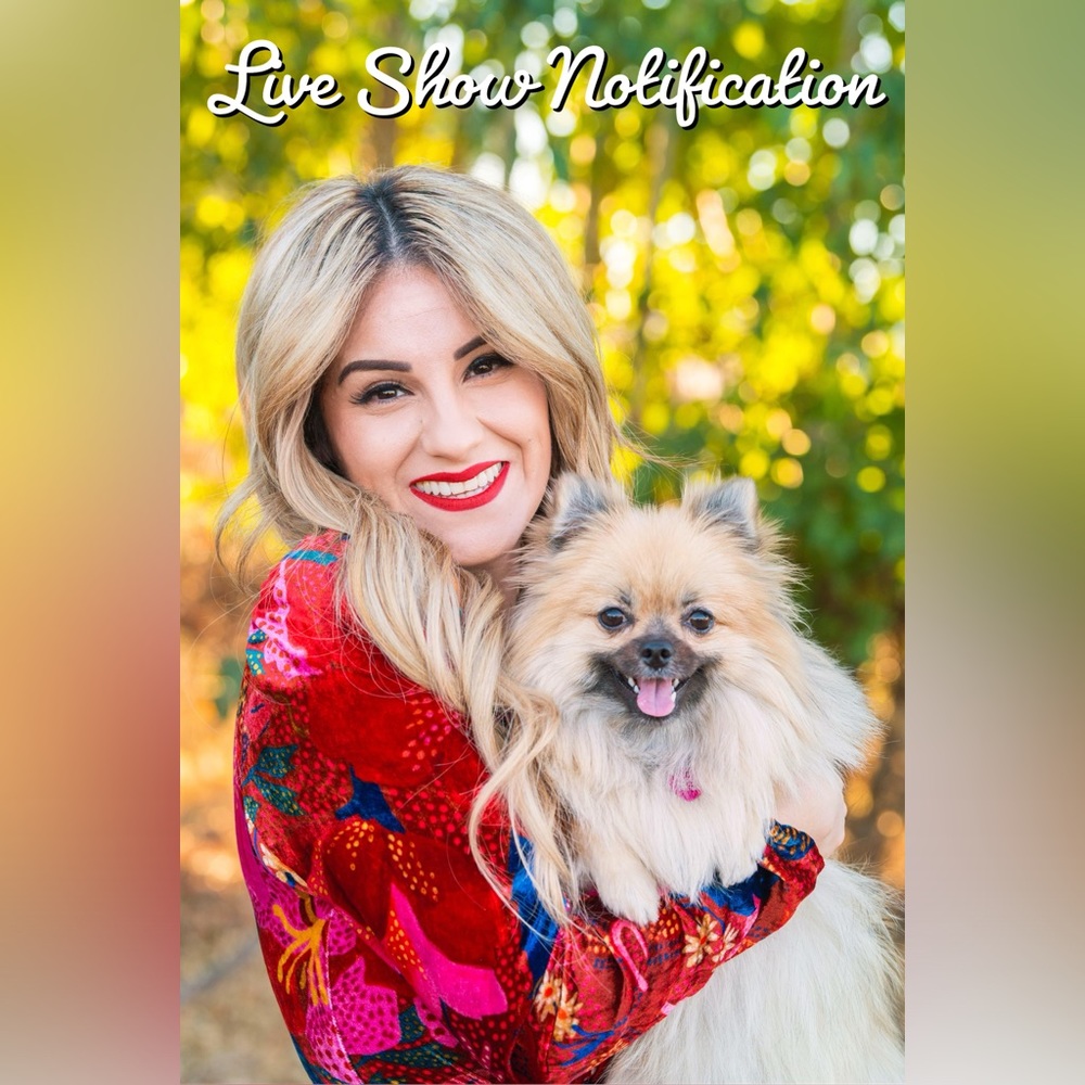 ✨LIVE SHOW NOTIFICATION✨ Please like to be notified when I go live 🤍